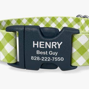 closeup view of personalization